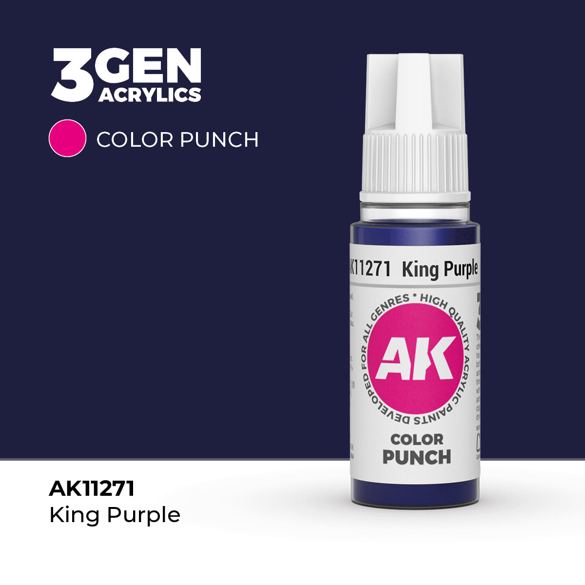 AK Interactive - 3GEN Acrylics - King Purple AK11271