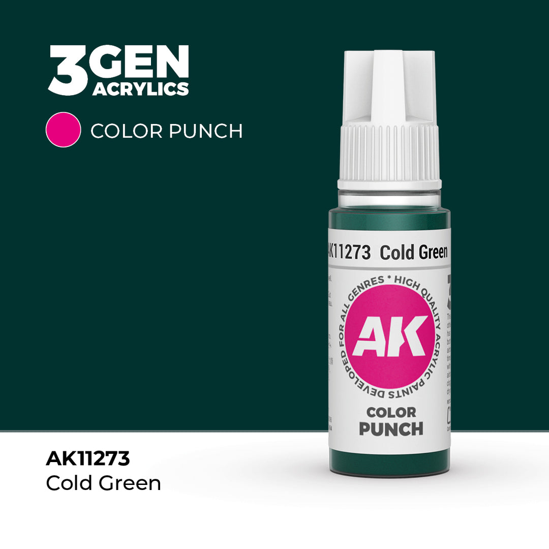 AK Interactive - 3GEN Acrylics - Cold Green AK11273