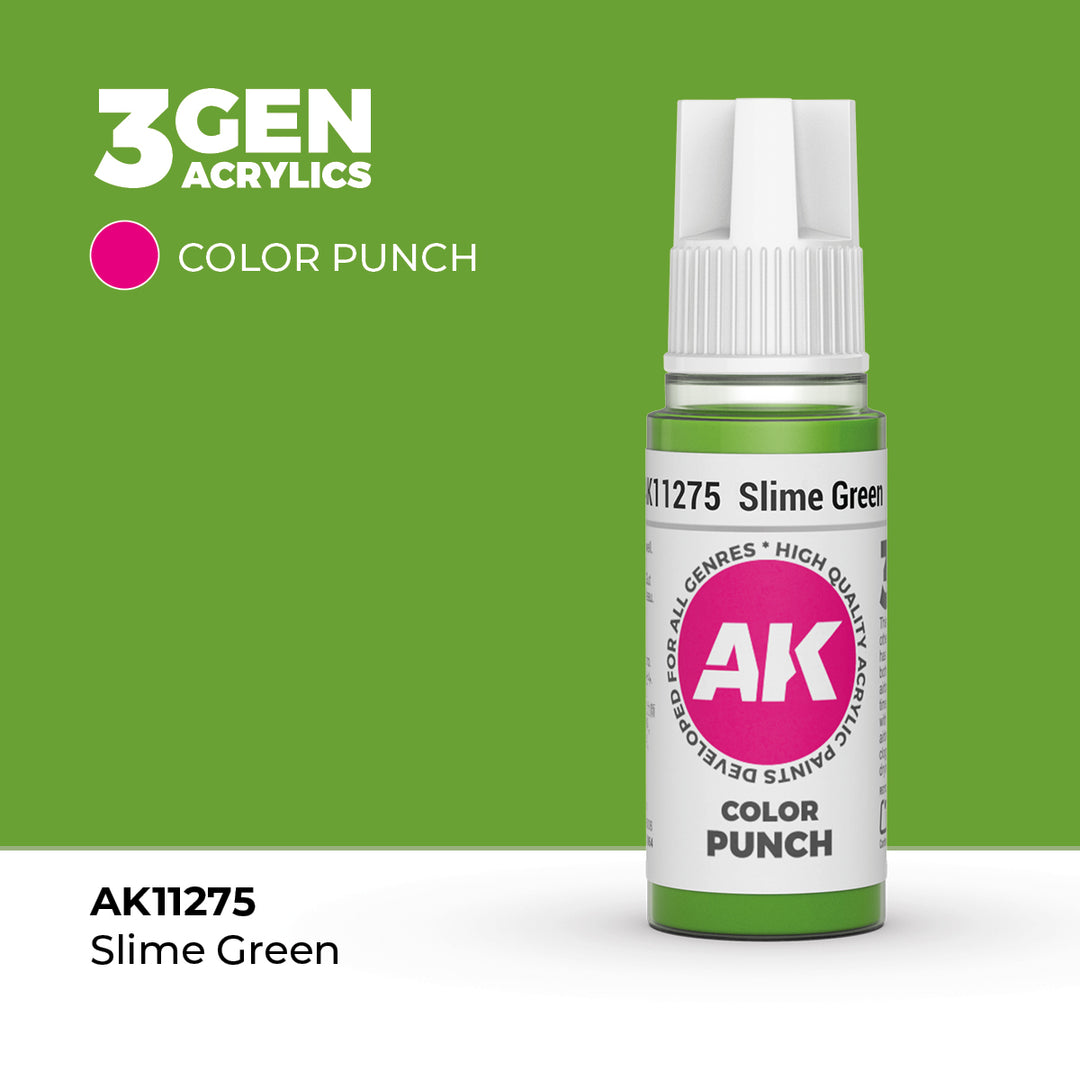 AK Interactive - 3GEN Acrylics - Slime Green AK11275