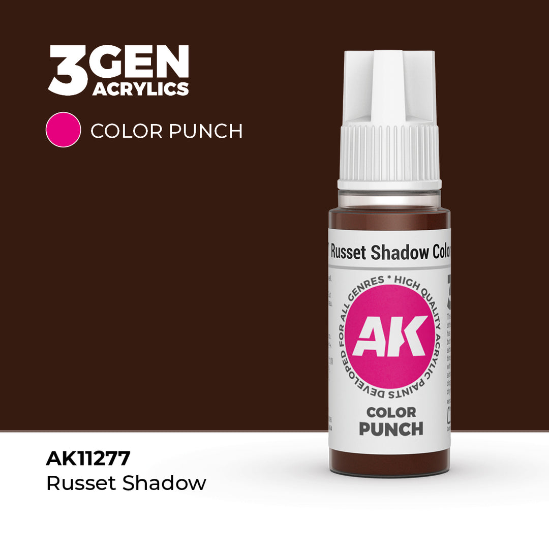 AK Interactive - 3GEN Acrylics - Russet Shadow AK11277