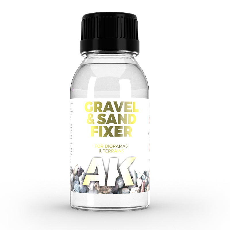 AK Interactive - Gravel & Sand Fixer - 100ml