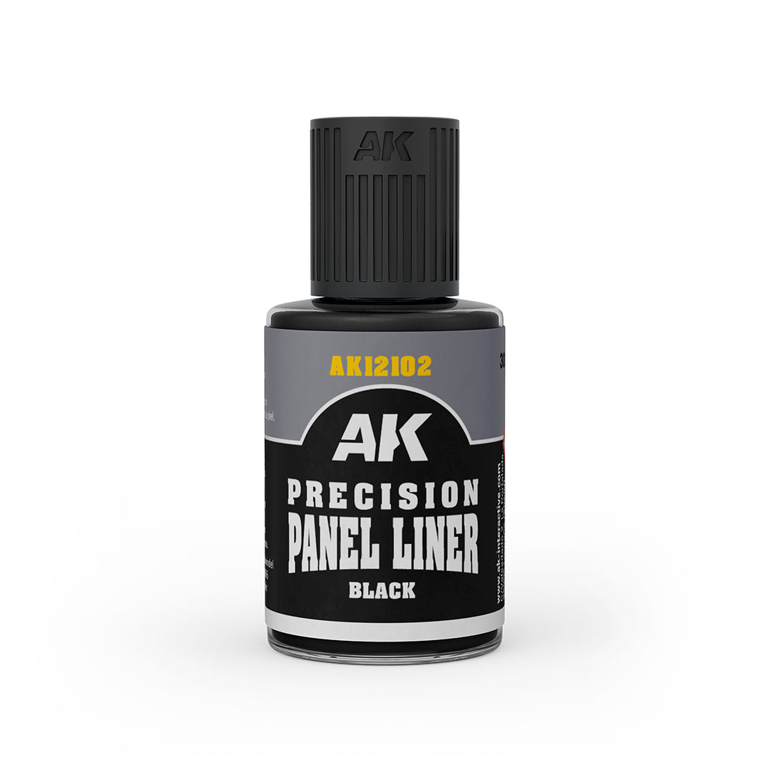AK Interactive - Precision Paneliner - Black - 30ml
