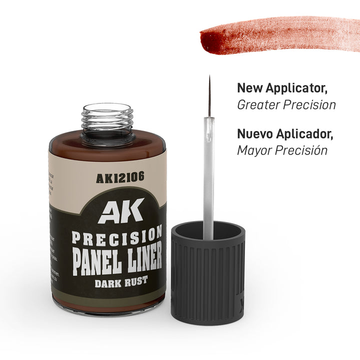 AK Interactive - Precision Paneliner - Dark Rust - 30ml