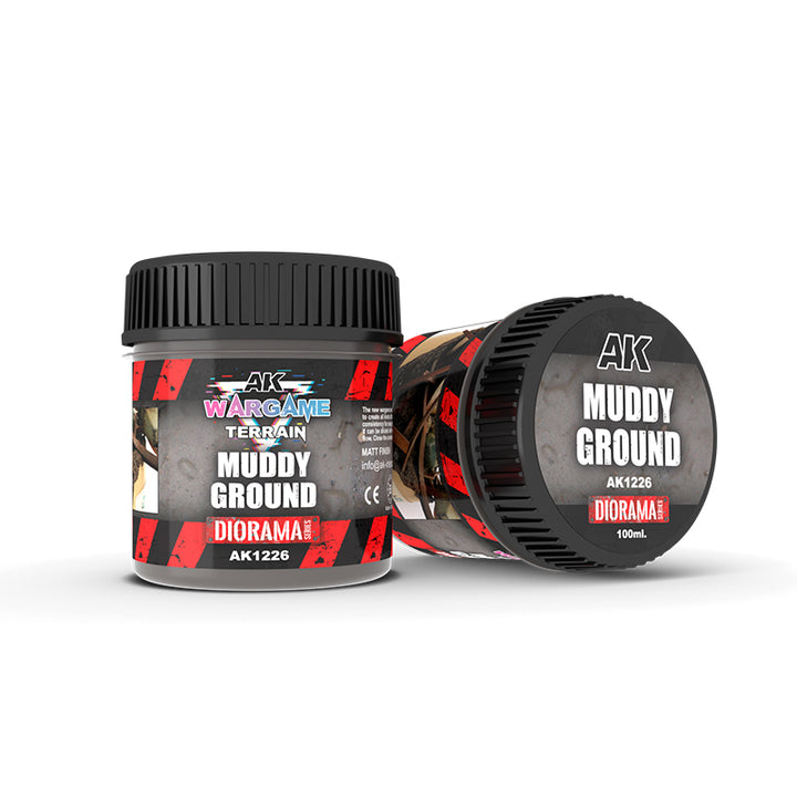 AK Interactive - Wargame Terrains - Muddy Ground - 100ml