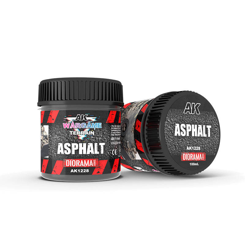 AK Interactive - Wargame Terrains - Asphalt - 100ml