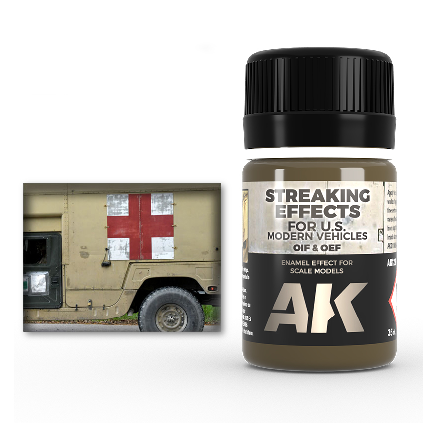 AK Interactive - Streaking -  OIF & OEF US Vehicles - 35ml