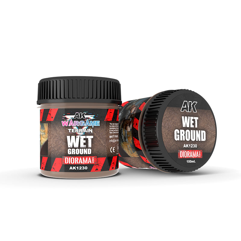 AK Interactive - Wargame Terrains - Wet Ground - 100ml