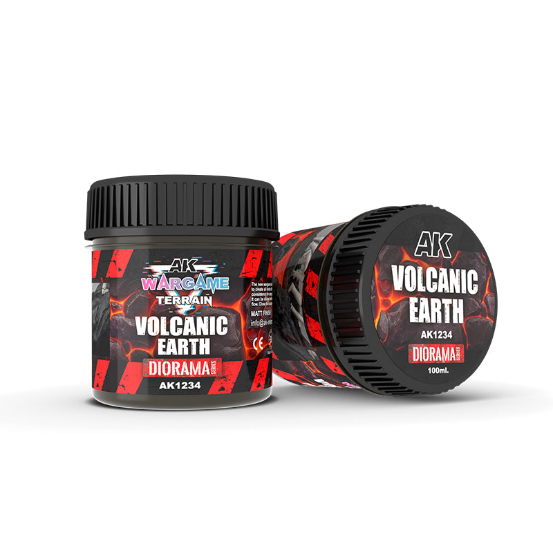 AK Interactive - Wargame Terrains - Volcanic Earth - 100ml
