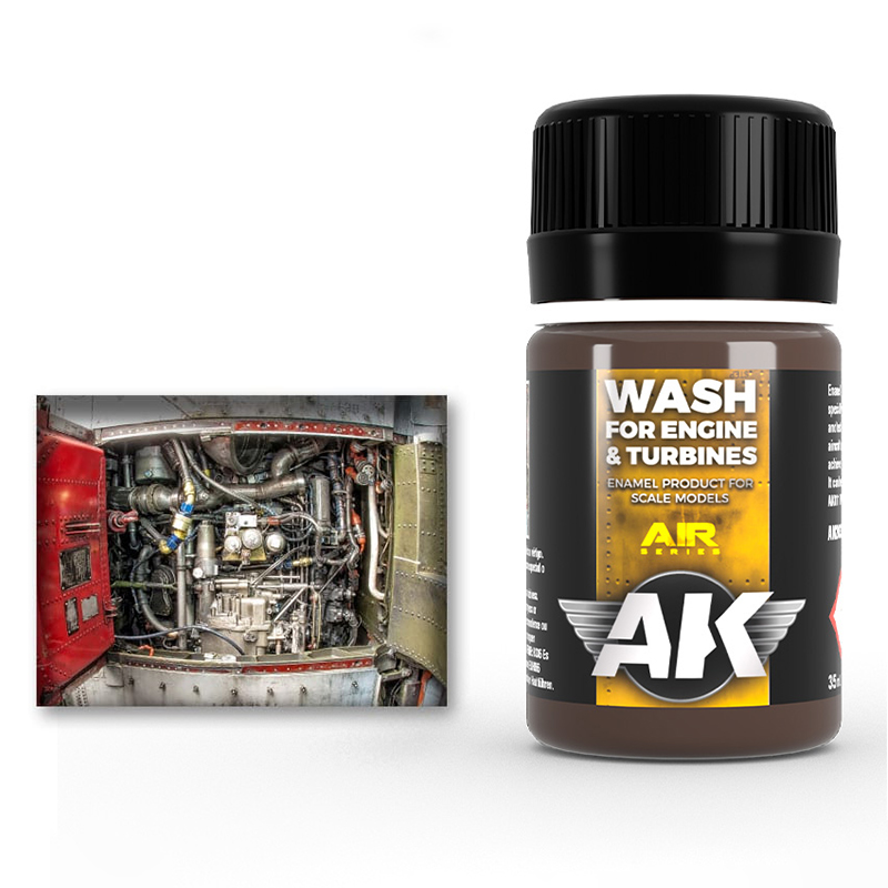 AK Interactive - Wash - Aircraft Engine - 35ml