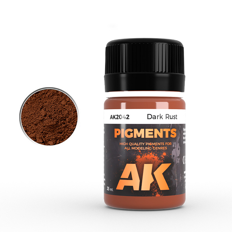 AK Interactive - Pigments - Dark Rust - 35ml