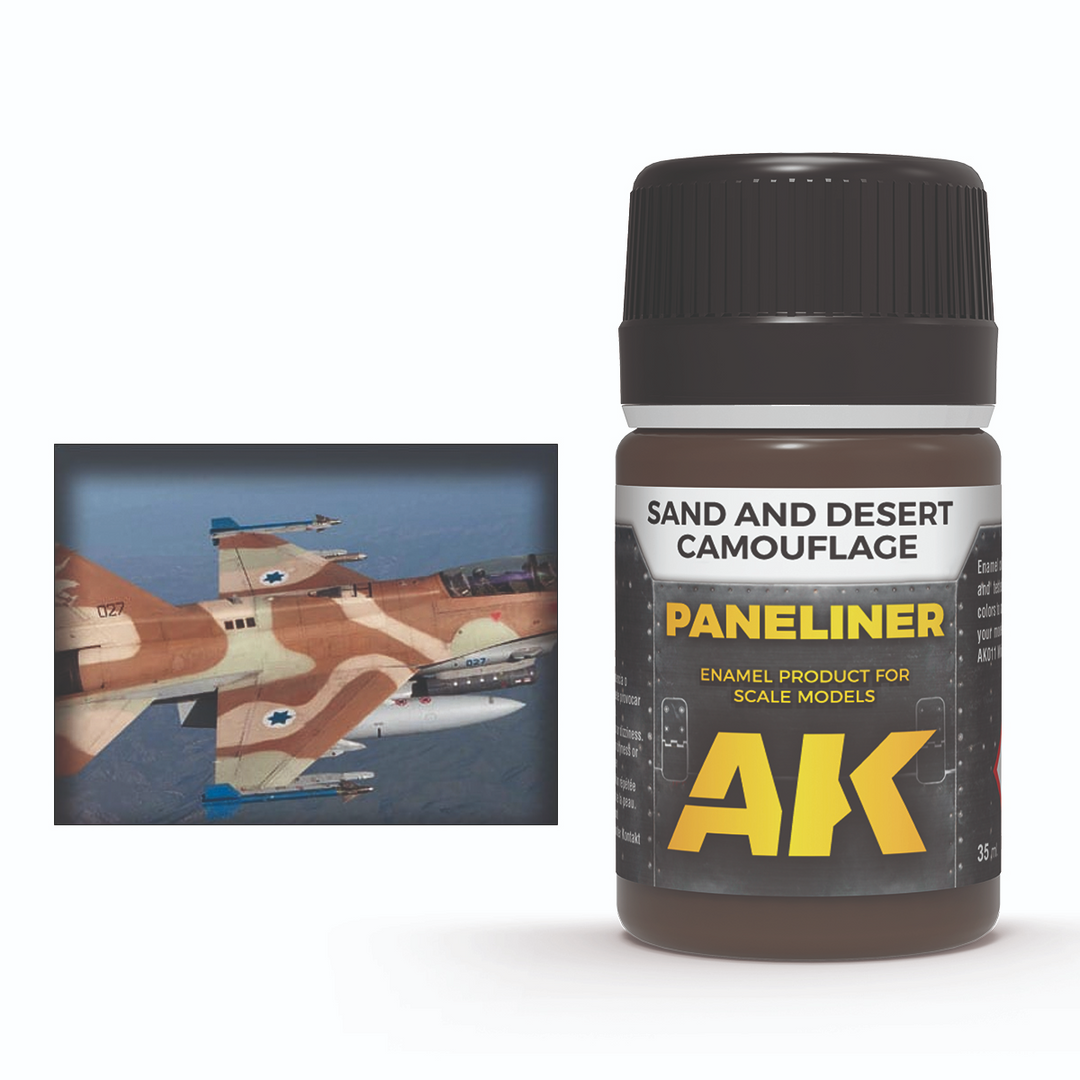AK Interactive - Paneliner - Sand & Desert Camouflage - 35ml