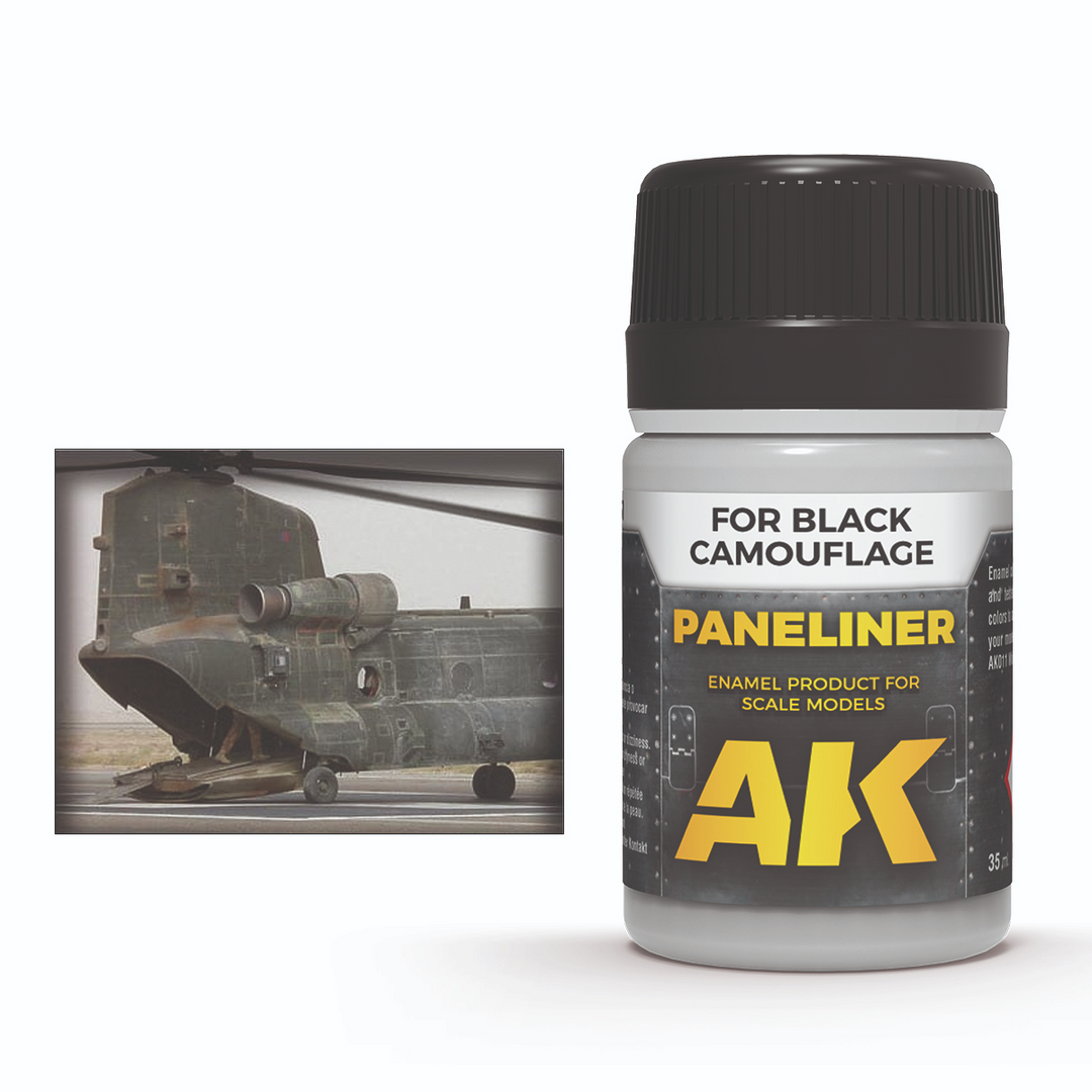 AK Interactive - Paneliner - Black Camouflage - 35ml