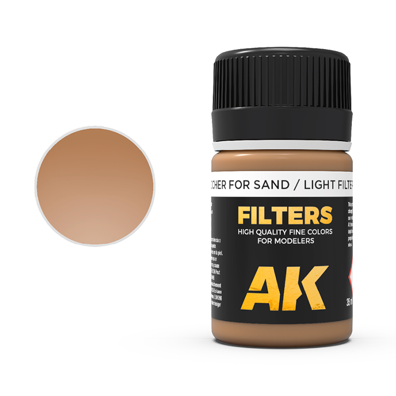 AK Interactive - Filter - Ocher for Sand - 35ml
