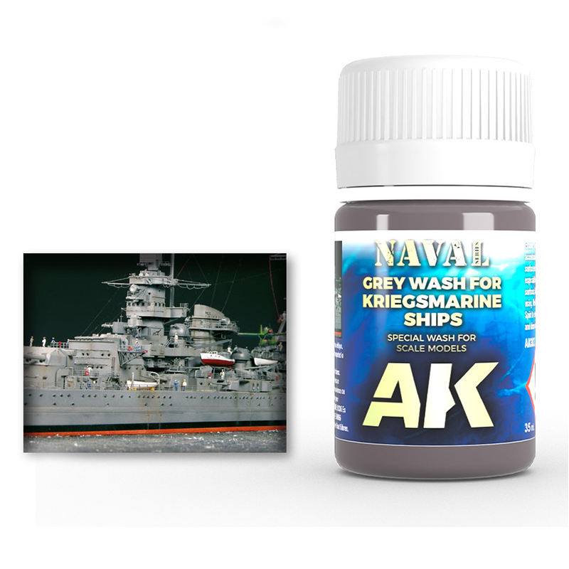 AK Interactive - Wash - Grey Kriegsmarine Ships - 35ml