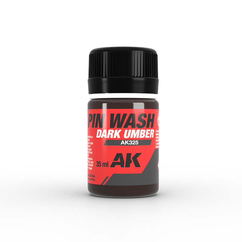 AK Interactive - Pin Wash - Dark Umber - 35ml