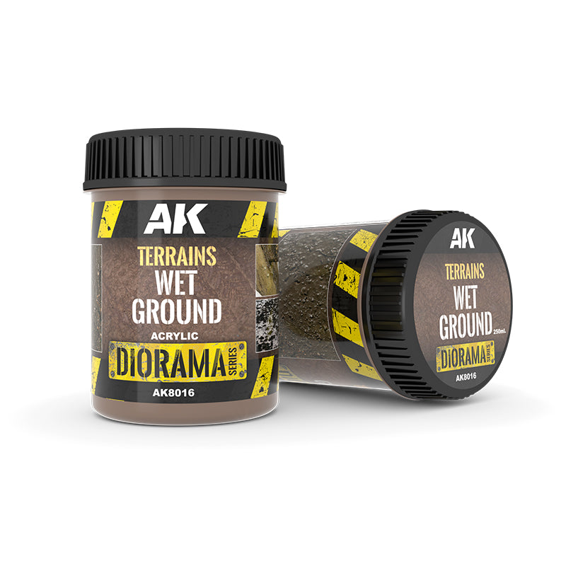 AK Interactive - Terrains - Wet Ground - 250ml