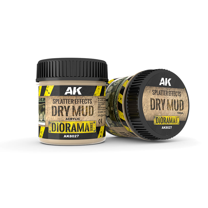 AK Interactive - Diorama - Splatter Effects Dry Mud - 100ml