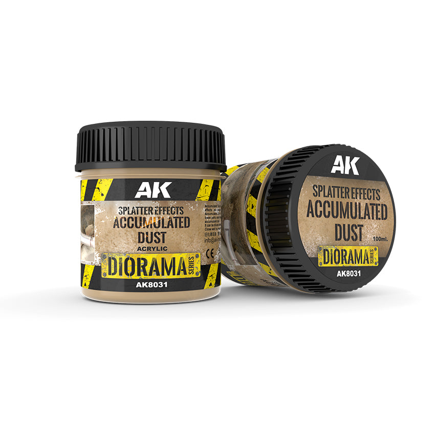 AK Interactive - Diorama - Splatter Effects Accumulated Dust - 100ml