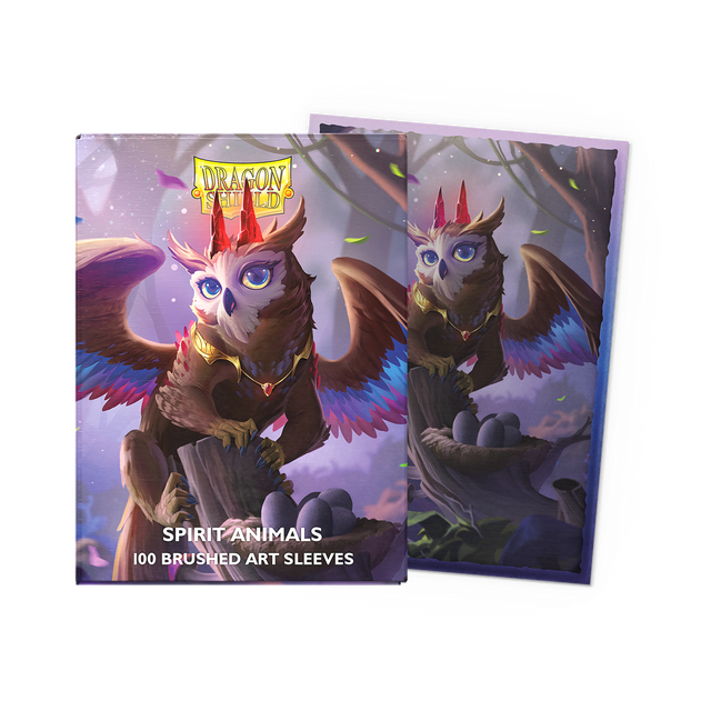 Dragon Shield - 100 Sleeves - Brushed Art - The Dragowlis