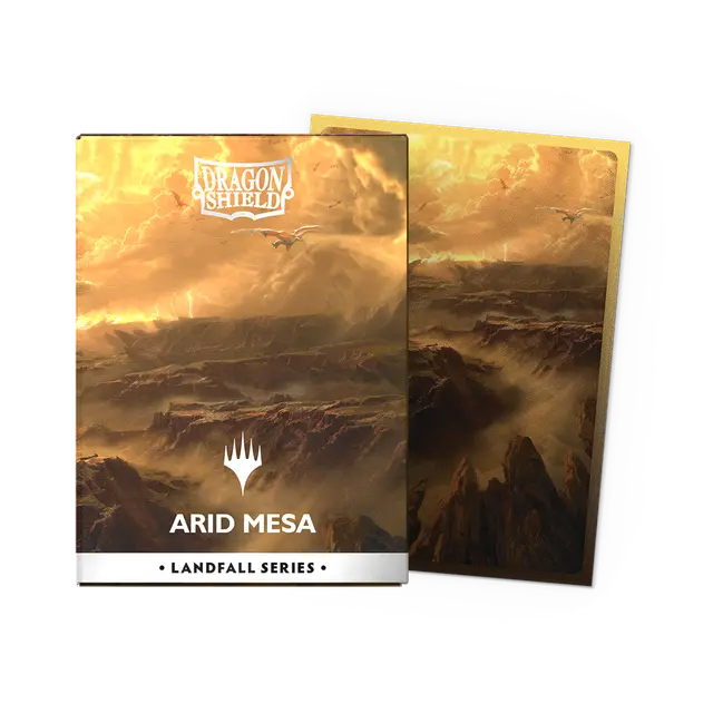 Dragon Shield - 100 Sleeves - Matte Duel Art - Landfall Series: Arid Mesa