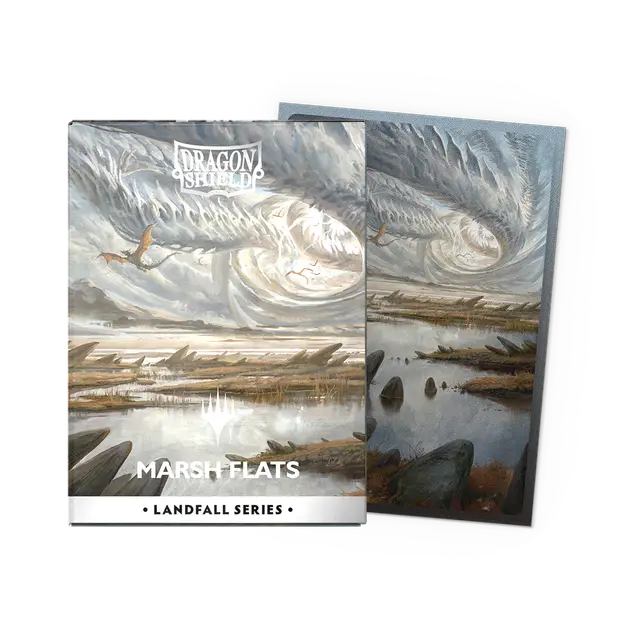 Dragon Shield - 100 Sleeves - Matte Duel Art - Landfall Series: Marsh Flats