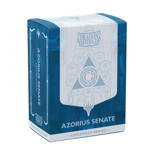 Dragon Shield - 100 Sleeves - Guildpact Series: Azorius Senate