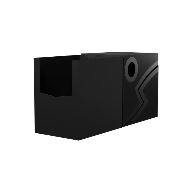 Dragon Shield - Deckbox - Double Shell: Shadow Black