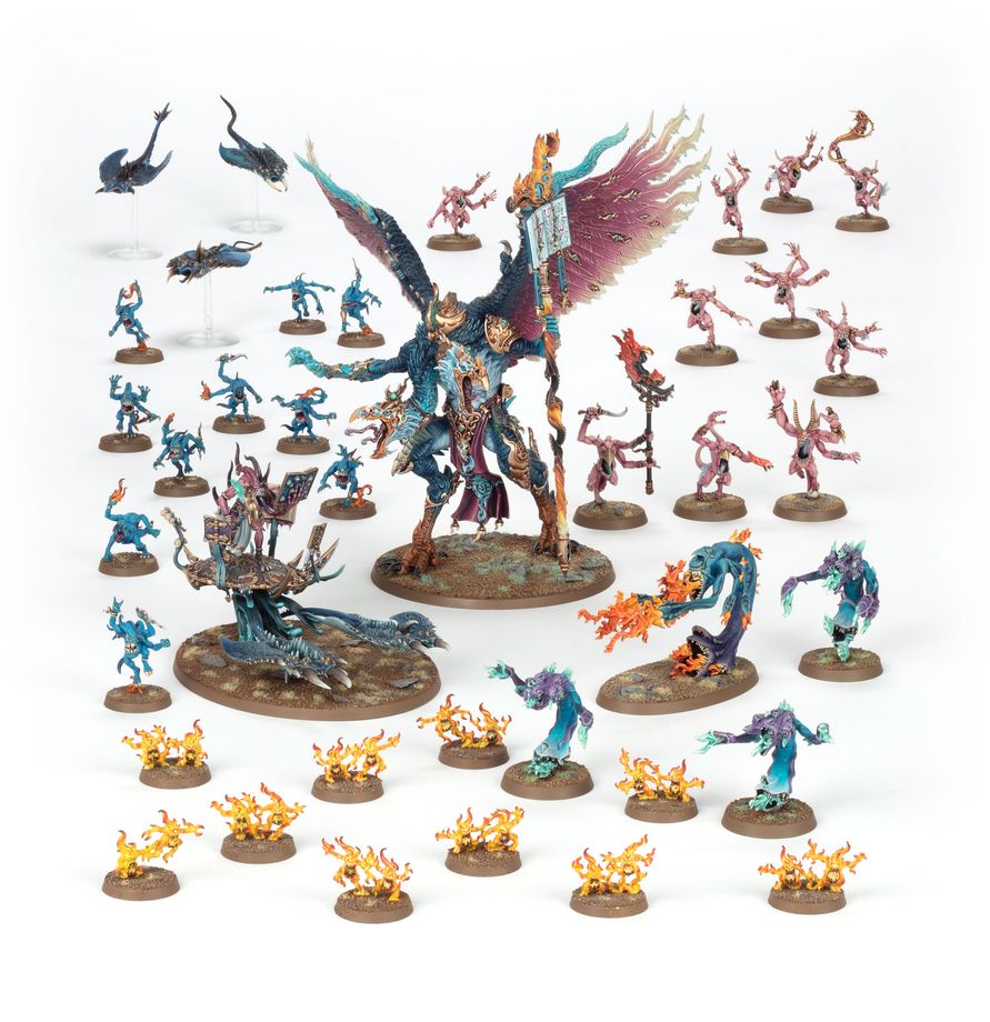 Warhammer: Age of Sigmar - Battleforce - Disciples of Tzeentch - Warpflame Cavalcade