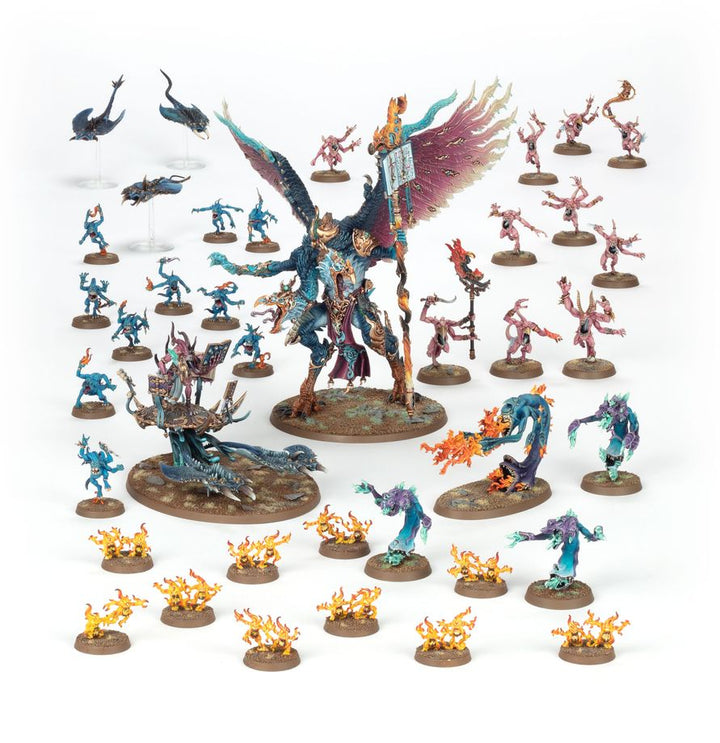 Warhammer: Age of Sigmar - Battleforce - Disciples of Tzeentch - Warpflame Cavalcade
