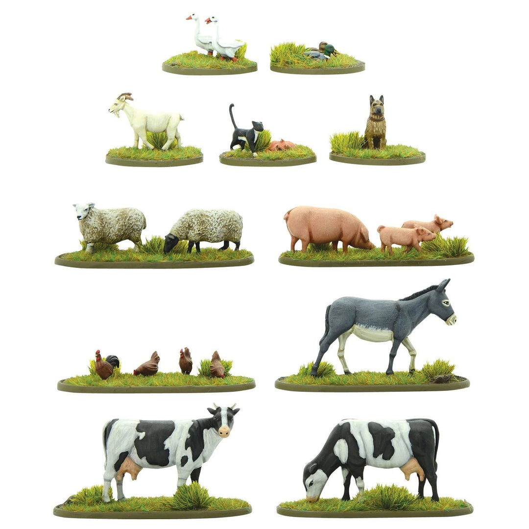 Bolt Action - Terrain - Farmyard Animals