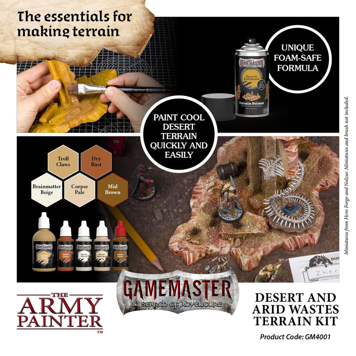 Army Painter - Gamemaster - Desert & Arid Wastes Terrain Kit