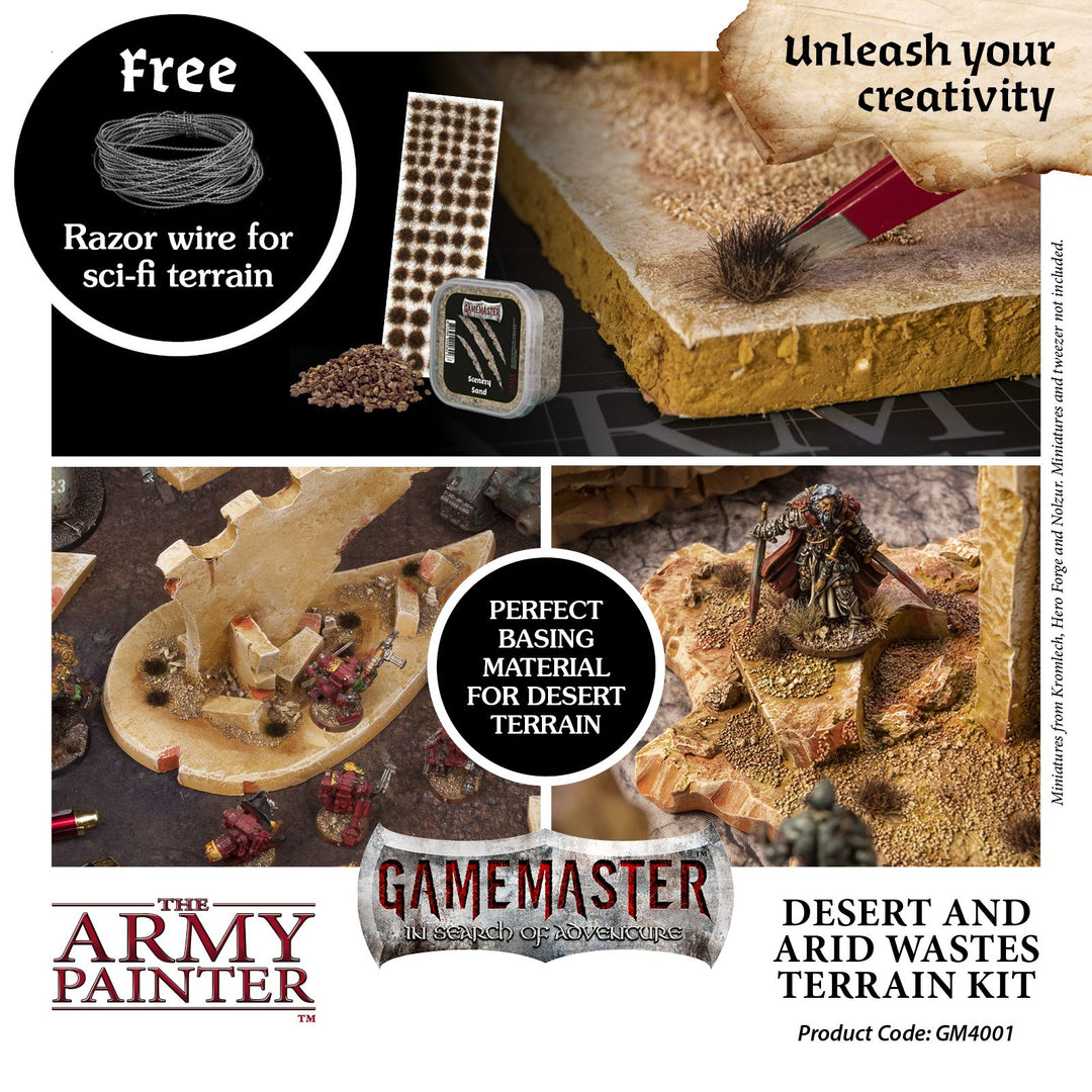 Army Painter - Gamemaster - Desert & Arid Wastes Terrain Kit