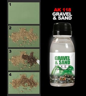 AK Interactive - Gravel & Sand Fixer - 100ml