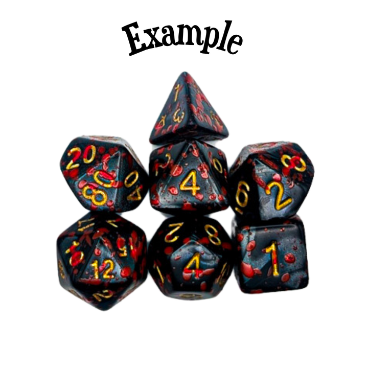 Dice - Halloween Spooky Mystery Bag