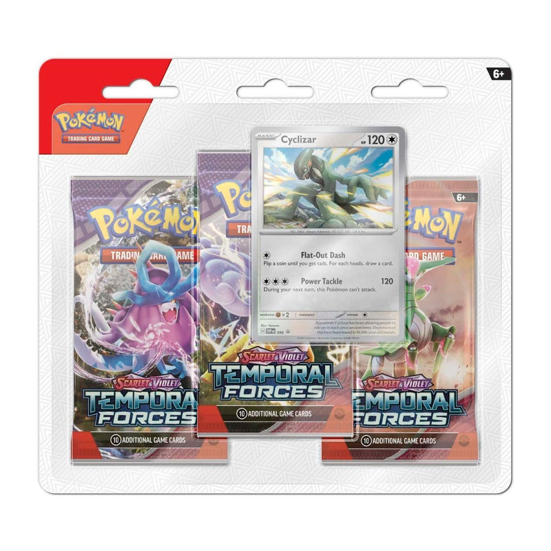 Pokémon - 3P Blister Pack - Scarlet & Violet - Temporal Forces - Cyclizar
