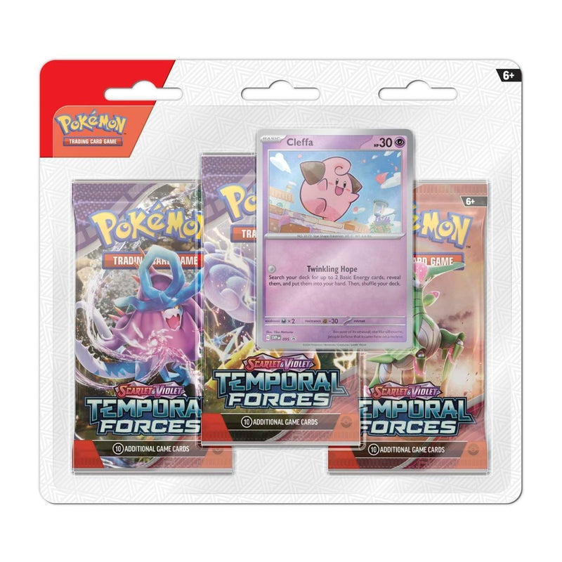 Pokémon - 3P Blister Pack - Scarlet & Violet - Temporal Forces - Cleffa