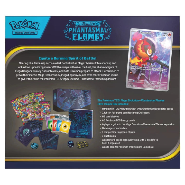 Pokémon - Elite Trainer Box - Mega Evolution: Phantasmal Flames (Max 2st per hushåll)