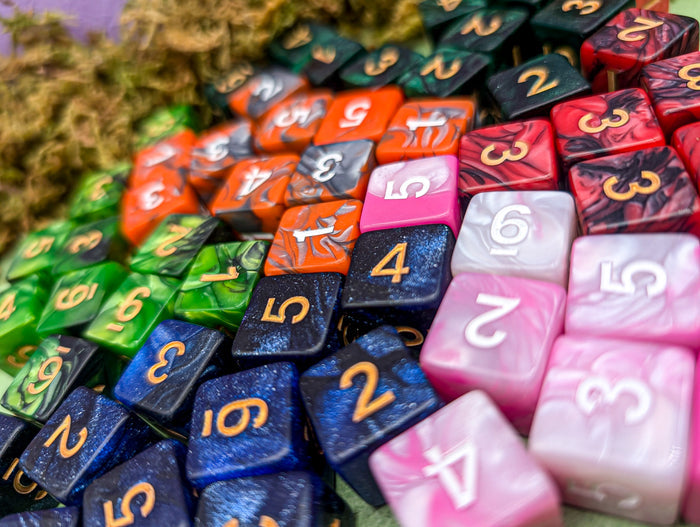 Dice - Mystery Dice Bag D6 16mm - Numbered