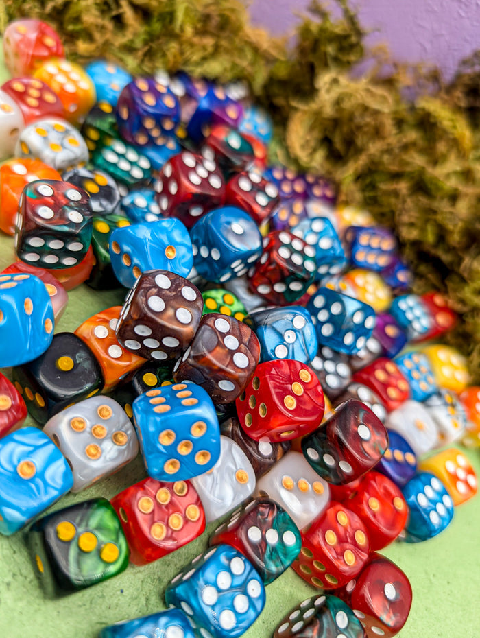 Dice - Mystery Dice Bag D6 12mm Pips