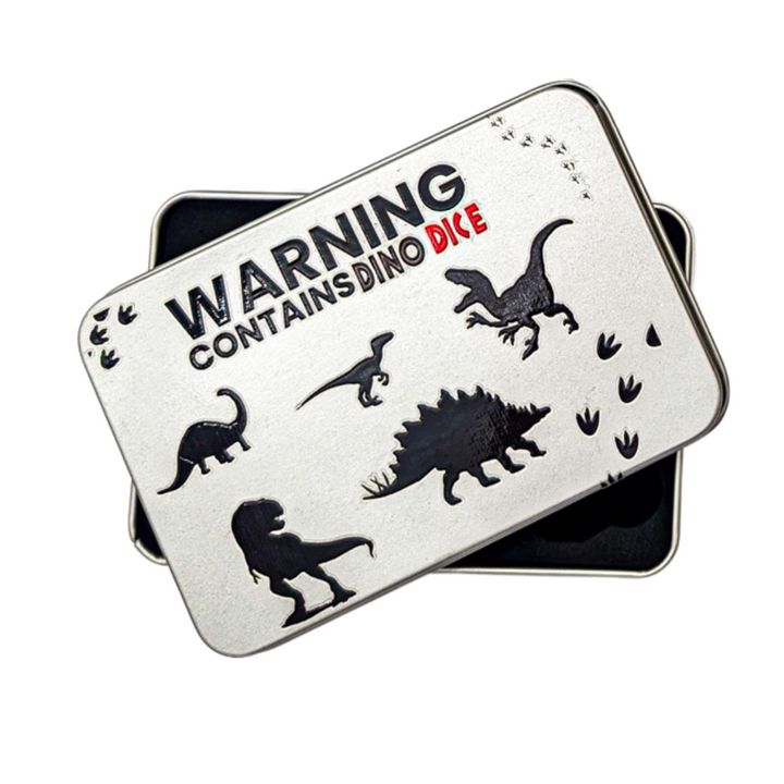 Dice Tin - Dinosaurs