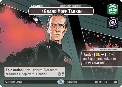 Grand Moff Tarkin, Oversector Governor - Showcase
