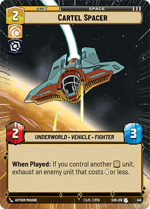 Cartel Spacer - Hyperspace