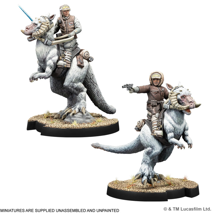 Star Wars: Legion - Han Solo & Luke Skywalker on Tauntaun