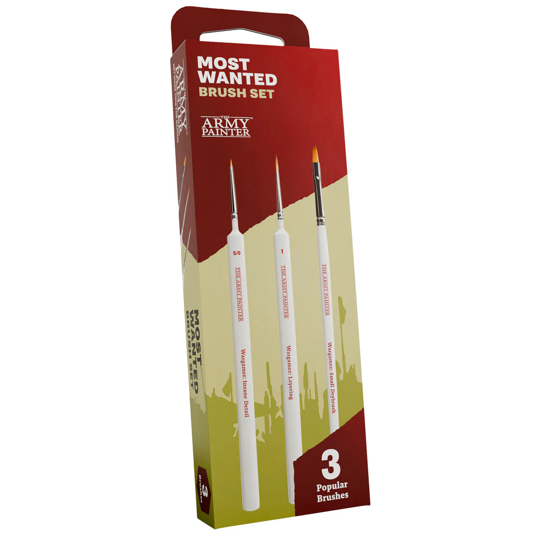 Army Painter - Wargamer Brush Set - Most Wanted