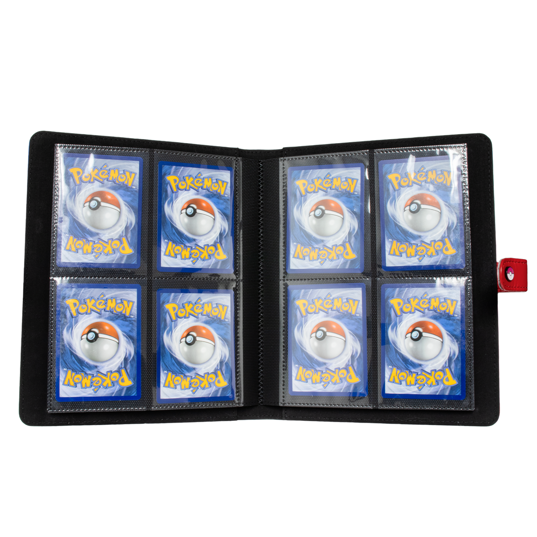 Ultra Pro - Red Snap Premium 4-Pocket Binder - Pokémon