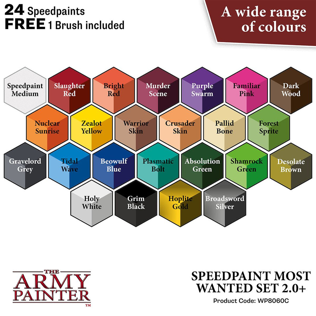 Army Painter - Most Wanted Set - Speedpaint 2.0