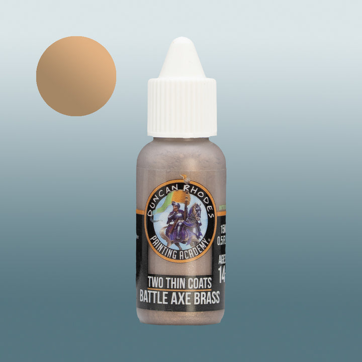Two Thin Coats - Battle Axe  Brass (Metallic)