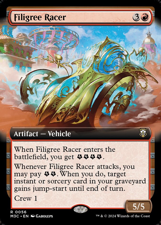 Filigree Racer, Modern horizons 3 commander Card Art