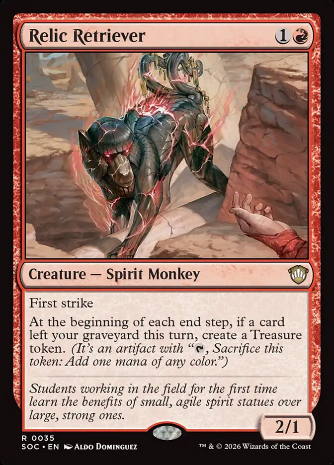 Relic Retriever, Secrets Of Strixhaven Commander Card Art