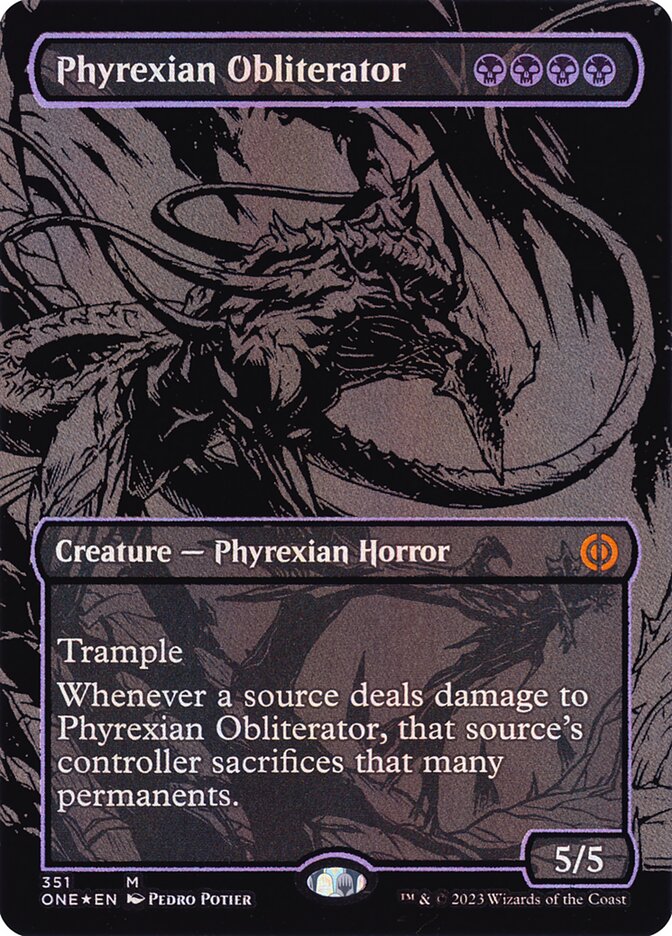 Phyrexian Obliterator - Oilslick Foil